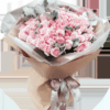 99 Pink Roses Bouquet - Strawberry Dream | Romantic Floral Gift - 2