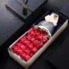 19 Red Roses Gift Box - Pure Sincerity | Romantic Floral Gift