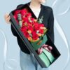19 Red Rose Gift Box - Eternal Devotion Luxury Floral Arrangement