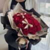 33 Red Roses Bouquet | Premium Passionate Love Flower Arrangement
