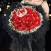 33 Red Roses Bouquet - Ethereal Beauty | Romantic Floral Gift