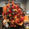33 Red & Bubble Roses Bouquet - Romantic Whispers Gift