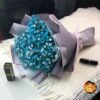 Bouquet di Nebbiolina – Notte Stellata Blue Baby's Breath Bouquet - Starry Night Floral Arrangement