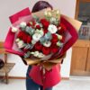 19 Red Roses Bouquet - Timeless Affection for Romantic Occasions