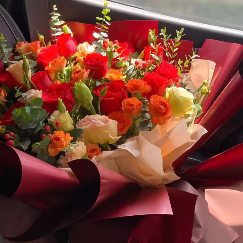 19 Red Roses Bouquet - Eternal Promise | Luxury Floral Gift