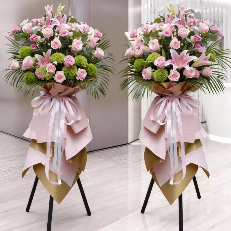 Abundant Blessings Floral Bouquet | Pink Roses & Lilies | 2-Hour Delivery