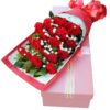 19 Carnations Gift Box - Elegant Flower Bouquet for Teacher’s Day - 5