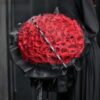 99 Red Roses Bouquet - True Devotion | Luxury Romantic Gift - 4