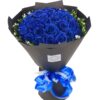 33 Blue Roses Bouquet - Enchanted Meeting | Luxury Floral Gift - 1