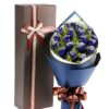 19 Blue Roses Bouquet - Azure Oasis | Whimsical Floral Gift