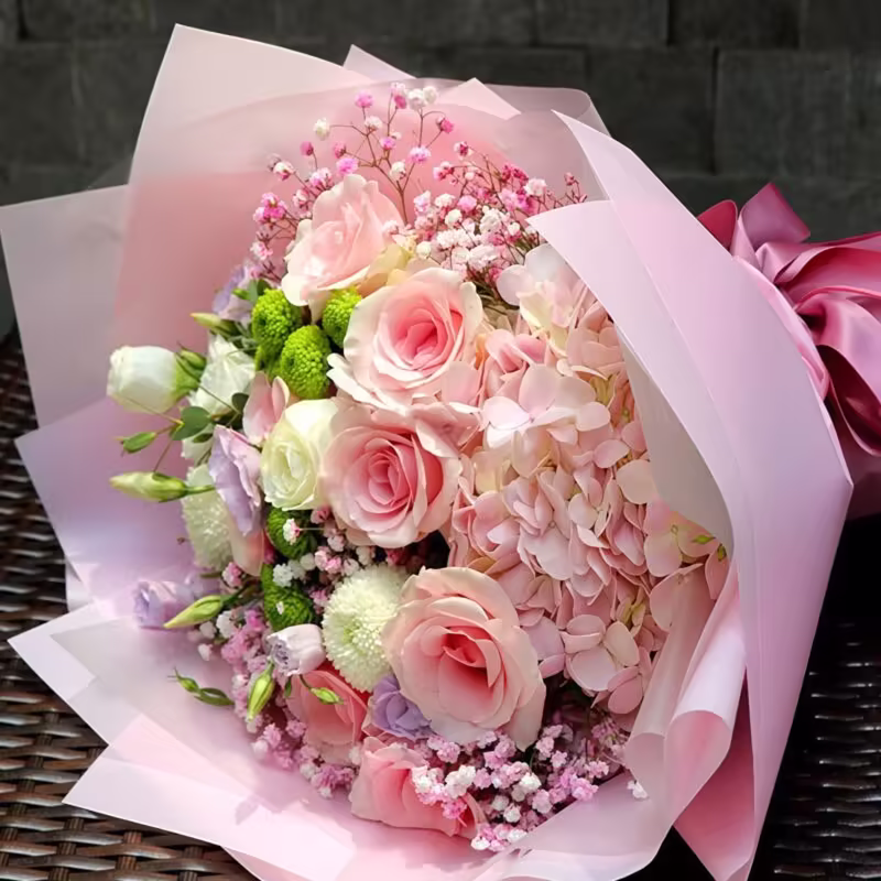 Pink Gloriosa Bouquet - Warm Embrace | Elegant Floral Gift - 2