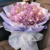 Bouquet di Gipsofila Viola – Sogno Lavanda Purple Baby's Breath Bouquet - Lavender Dreamscape with Fairy Lights