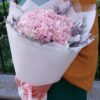 Bouquet di 2 Ortensie Rosa - Dolce Ritrovo 2 Pink Hydrangeas Bouquet - Sweet Reunion | Romantic Floral Gift - 1
