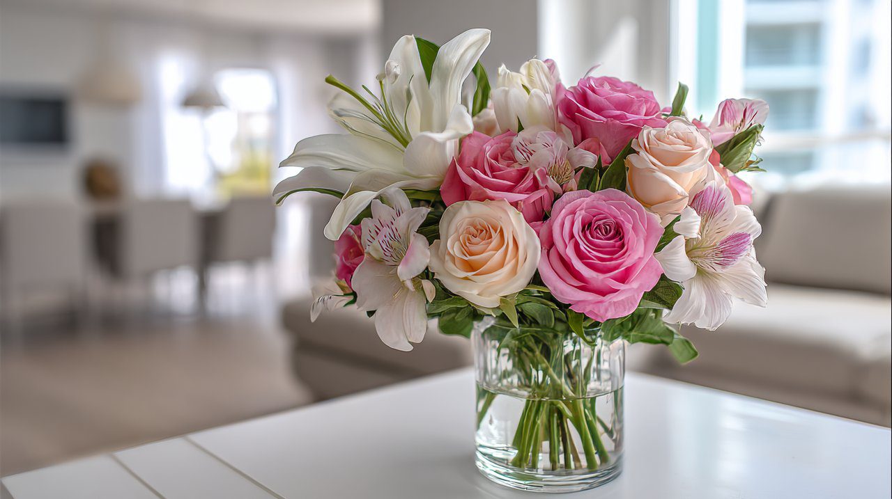 Un elegante bouquet che simboleggia il linguaggio dei fiori