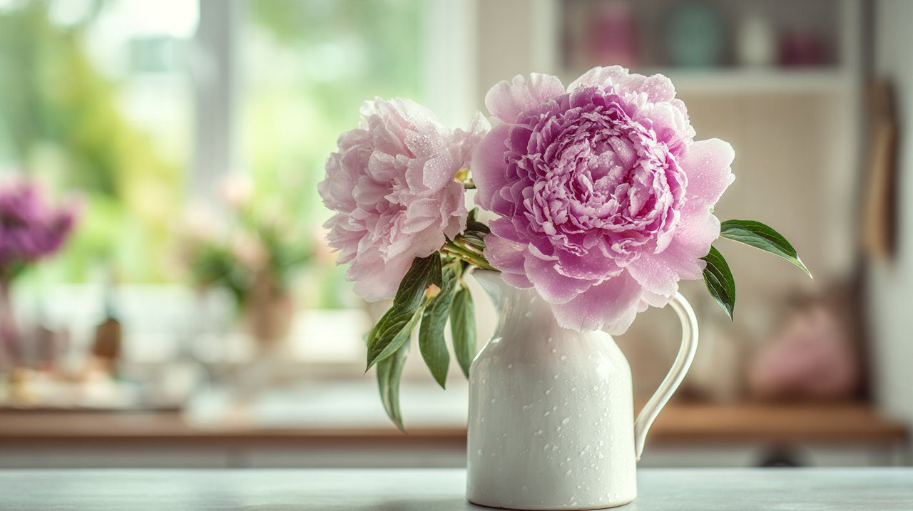 Invia peonie rosa premium a partner commerciali di Shanghai per la prosperità aziendale.