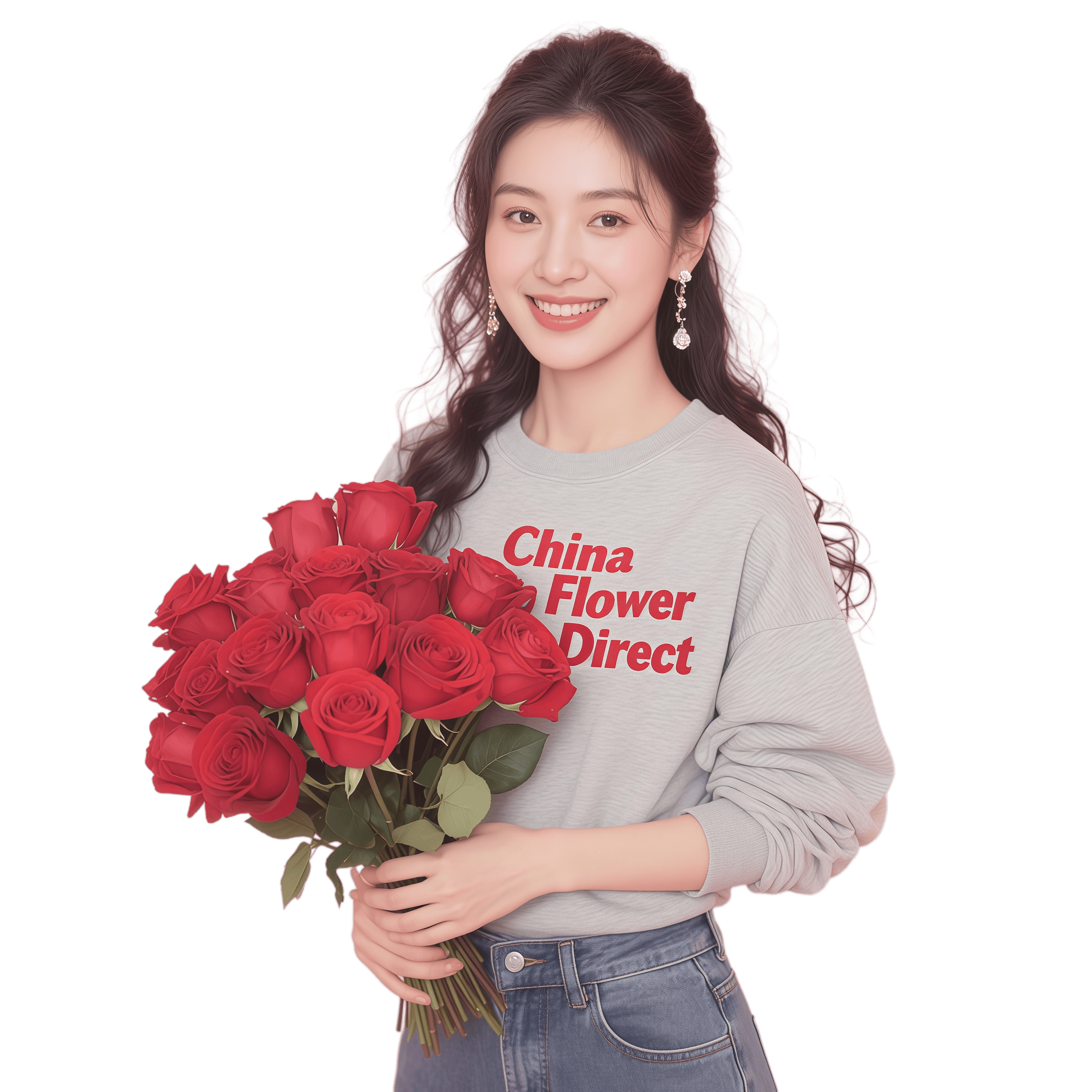 Fresh flowers delivered across China
