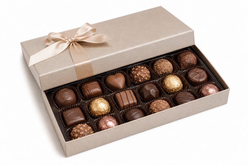 Confezione Regalo di Cioccolatini Assortiti Assorted chocolate gift box for China delivery