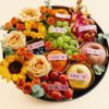 Round Flowers & Fruit Gift Box | Premium Birthday Gift Delivery
