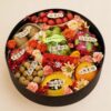 Round Flowers & Fruit Gift Box | Premium Festive Gift Set