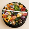 Round Flowers & Fruit Gift Box | Premium Housewarming & Celebration Gift