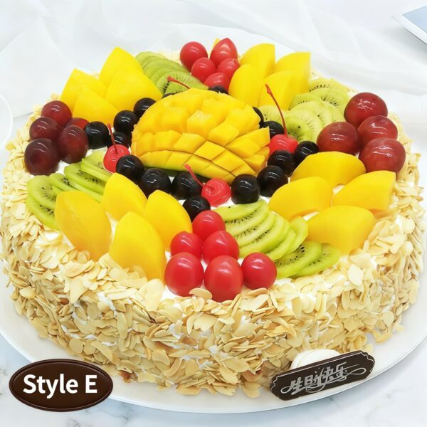 Gâteau à la Crème et Fruits Frais de Saison – Instants de Bonheur