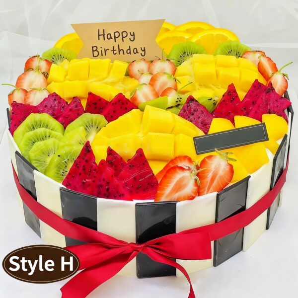 Seasonal Fresh Fruit Cream Cake | Orchard Harvest Artisan Cake