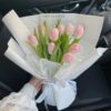 9 Pink Tulips Bouquet - Endless Love