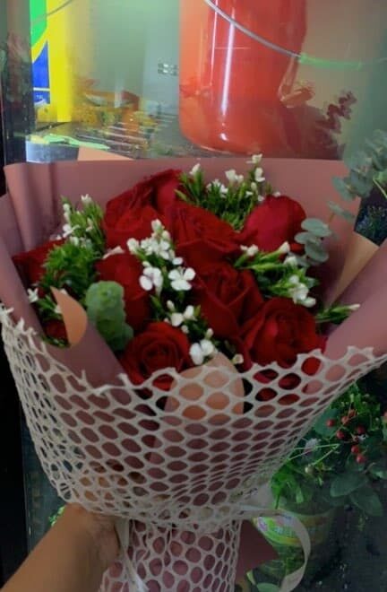 Bouquet di 11 Rose Rosse - Promessa Eterna real bouquet photo