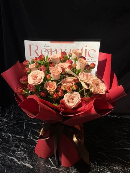 Bouquet 12 Rose Cappuccino - Calore Infinito real bouquet photo