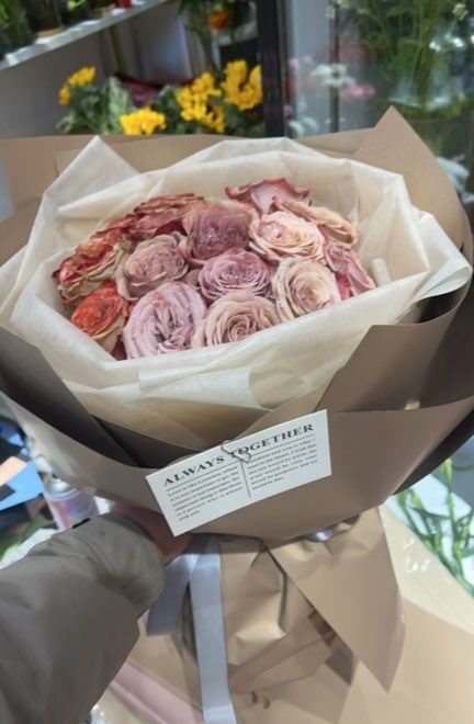 Bouquet di 19 Rose Cappuccino - Dolce Delizia real bouquet photo
