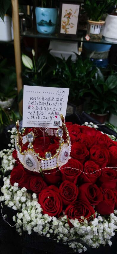 Bouquet di 33 Rose Rosse - Anima Gemella Eterna real bouquet photo