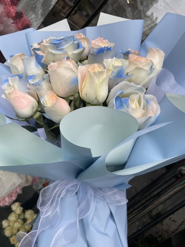 Bouquet 19 Rose Mermaid - Gioia Radiosa real bouquet photo