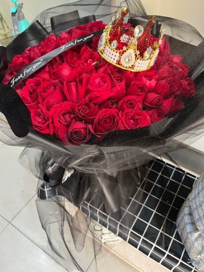 Bouquet di 52 Rose Rosse - Tutto il Mio Cuore real bouquet photo