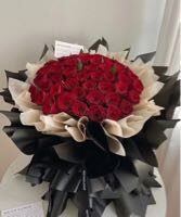 99 Rose Rosse - Devozione Eterna real bouquet photo