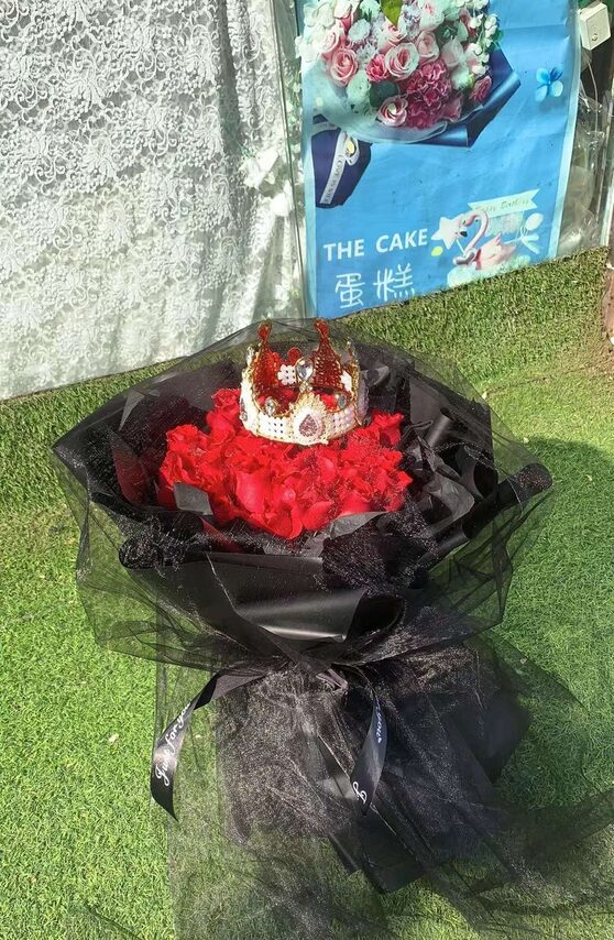 39 Rose Rosse: L'Amore Vero real bouquet photo